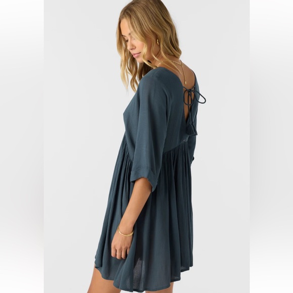 Oneill Rosemary Slate Solid Dress NWT! - Picture 5 of 7